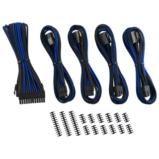 Zestaw przedłużaczy CableMod Classic ModMesh 8+8 Series - black/blue