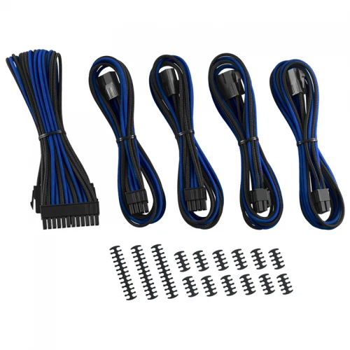 Zestaw przedłużaczy CableMod Classic ModMesh 8+8 Series - black/blue