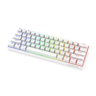 Klawiatura Krux Neo PRO White RGB Wireless Gateron Yellow