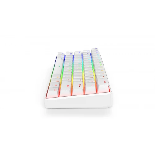 Klawiatura Krux Neo PRO White RGB Wireless Gateron Yellow