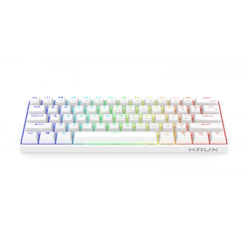 Klawiatura Krux Neo PRO White RGB Wireless Gateron Yellow