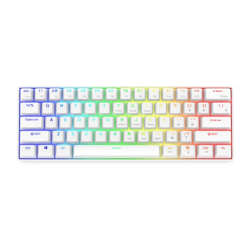Klawiatura Krux Neo PRO White RGB Wireless Gateron Yellow