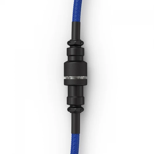 Kabel do klawiatury Glorious Coiled Cable Cobalt (USB-C do USB-A) 1.37m