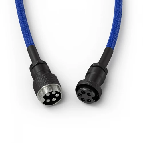 Kabel do klawiatury Glorious Coiled Cable Cobalt (USB-C do USB-A) 1.37m