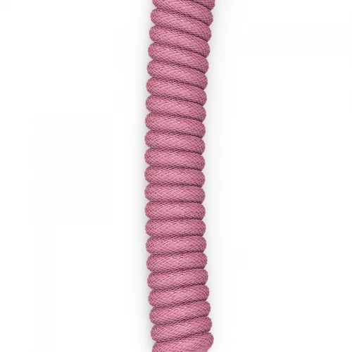 Kabel do klawiatury Glorious Coiled Cable Prism Pink (USB-C do USB-A) 1.37m