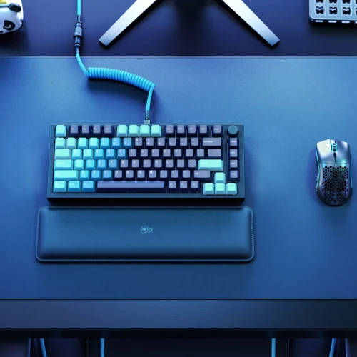 Keycapy nakładki Glorious GPBT Celestial Ice 114szt 