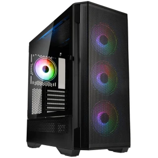 Obudowa Kolink Observatory Y Mesh ARGB Tempered Glass Black