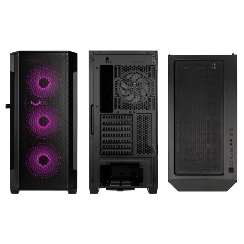 Obudowa Kolink Observatory Y Mesh ARGB Tempered Glass Black