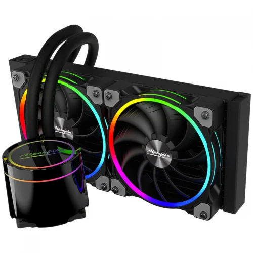 Chłodzenie wodne AiO Alpenföhn Gletscherwasser 240 High Speed ARGB Black
