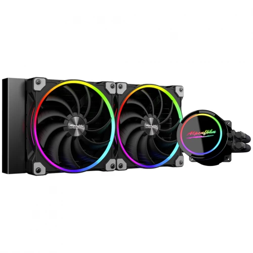 Chłodzenie wodne AiO Alpenföhn Gletscherwasser 280 ARGB Black