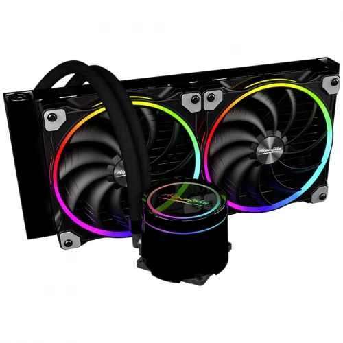 Chłodzenie wodne AiO Alpenföhn Gletscherwasser 280 ARGB Black