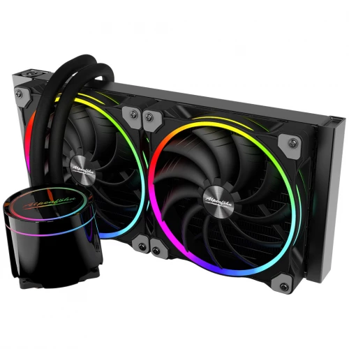 Chłodzenie wodne AiO Alpenföhn Gletscherwasser 280 ARGB Black
