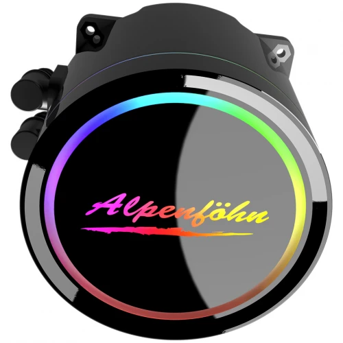Chłodzenie wodne AiO Alpenföhn Gletscherwasser 280 ARGB Black