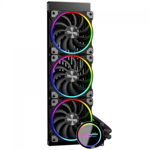 Chłodzenie wodne AiO Alpenföhn Gletscherwasser 360 High Speed ARGB Black
