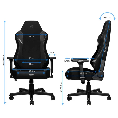 Fotel Dla Gracza Nitro Concepts X1000 - Stealth Black
