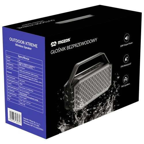 Głośnik Bluetooth MOZOS Outdoor Xtreme v2