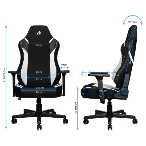 Fotel Dla Gracza Nitro Concepts X1000 - Radiant White