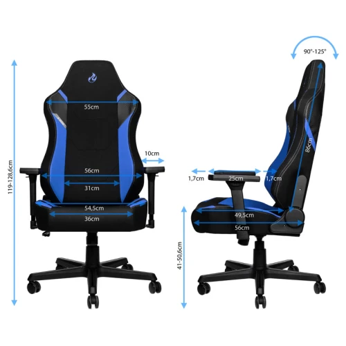 Fotel Dla Gracza Nitro Concepts X1000 - Galactic Blue