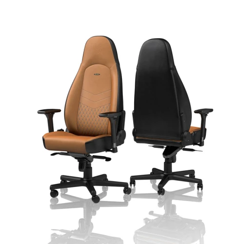 Fotel Dla Gracza Noblechairs ICON Real Leather Cognac-Black