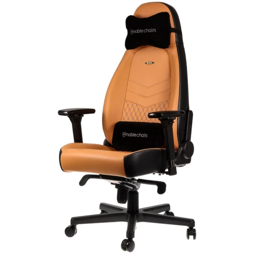 Fotel Dla Gracza Noblechairs ICON Real Leather Cognac-Black