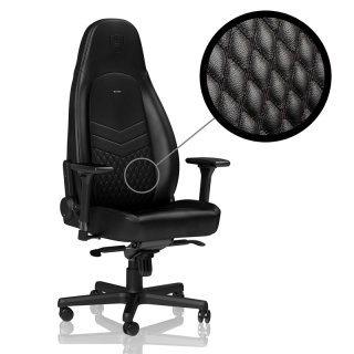 Fotel Dla Gracza Noblechairs ICON Real Leather Black