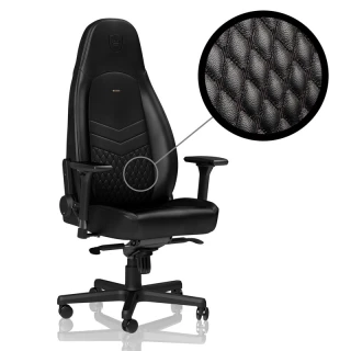 Fotel Dla Gracza Noblechairs ICON Real Leather Black