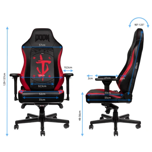 Fotel Dla Gracza Noblechairs HERO DOOM Edition