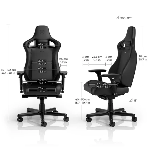 Fotel Dla Gracza Noblechairs EPIC Compact Black-Carbon