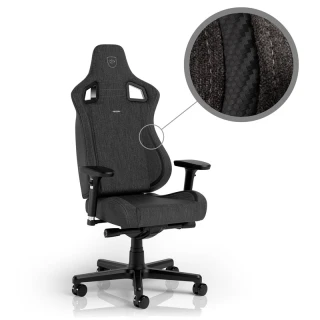Fotel Dla Gracza Noblechairs EPIC Compact TX Antracyt-Carbon Materiałowy