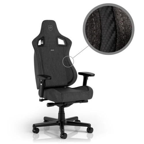 Fotel Dla Gracza Noblechairs EPIC Compact TX Antracyt-Carbon Materiałowy