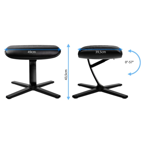 Podnóżek Noblechairs Black