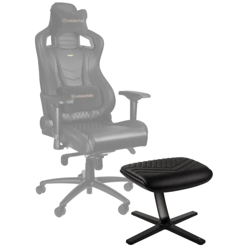 Podnóżek Noblechairs Real Leather Black