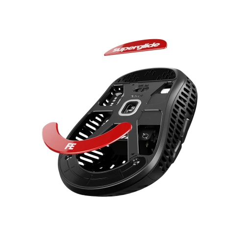 Ślizgacze Superglide do Pulsar Xlite Wireless/Wireless v2/v2 Mini Szklane - Red