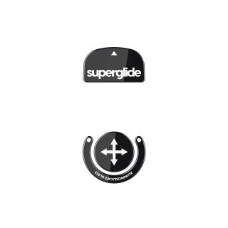 Ślizgacze Superglide do Logitech G Pro X Superlight Szklane - Black