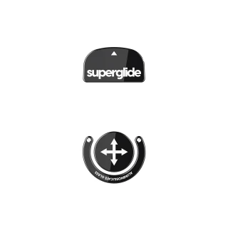 Ślizgacze Superglide do Logitech G Pro X Superlight Szklane - Black
