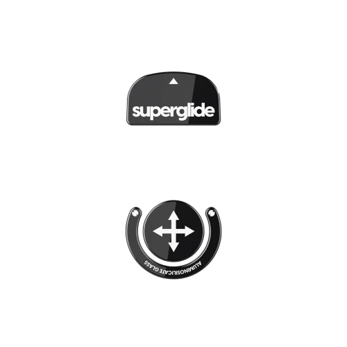 Ślizgacze Superglide do Logitech G Pro X Superlight Szklane - Black