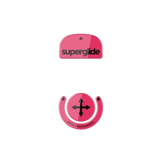 Ślizgacze Superglide do Logitech G Pro X Superlight Szklane - Magenta