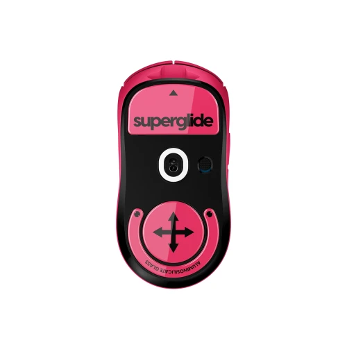 Ślizgacze Superglide do Logitech G Pro X Superlight Szklane - Magenta