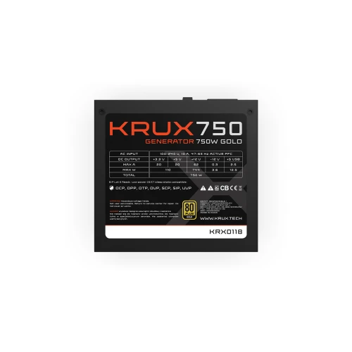 Zasilacz Krux Generator 750W 80Plus Gold