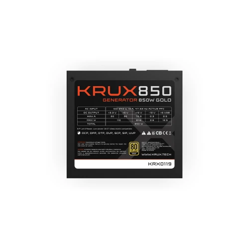 Zasilacz Krux Generator 850W 80Plus Gold
