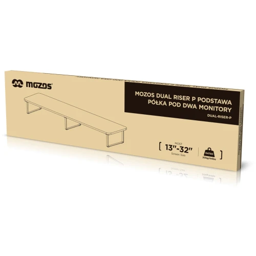Półka pod dwa monitory MOZOS Dual Riser P