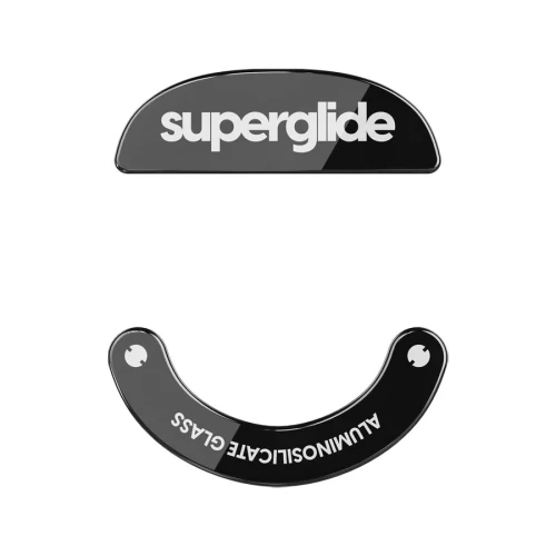 Ślizgacze Superglide do Pulsar X2 / X2v2 / X2A / X2H (Medium i Mini) Szklane - Black