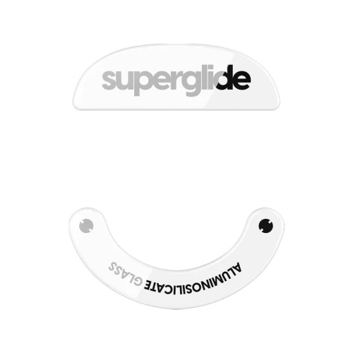 Ślizgacze Superglide do Pulsar X2 / X2v2 / X2A / X2H (Medium i Mini) Szklane -  White