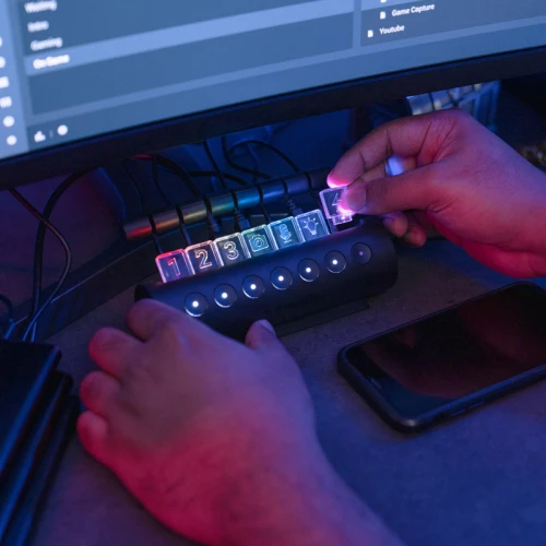 HUB USB 3.0 Streamplify CTRL 7 RGB - aktywny