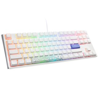 Klawiatura Ducky ONE 3 Classic Pure White TKL RGB Cherry MX Speed Silver