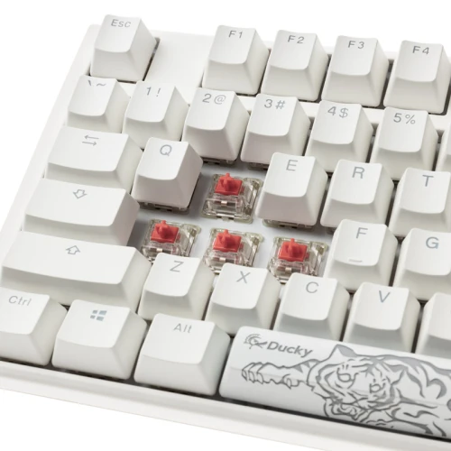 Klawiatura Ducky ONE 3 Classic Pure White TKL RGB Cherry MX Silent Red