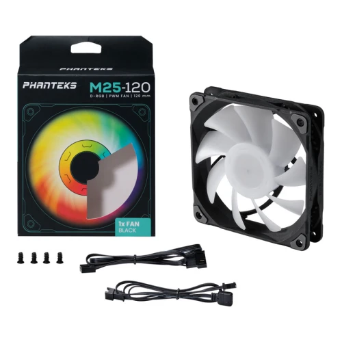 Wentylator Phanteks M25 D-RGB 120mm Black