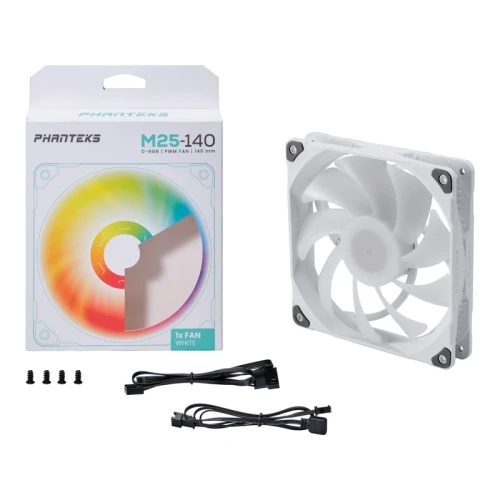 Wentylator Phanteks M25 D-RGB 140mm White
