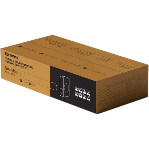 Głośnik Soundbar MOZOS CINEMA 2.1 BT z subwooferem