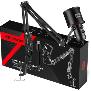 Zestaw MOZOS MKIT-GX MAX USB Mikrofon, Statyw, Pop-Filtr